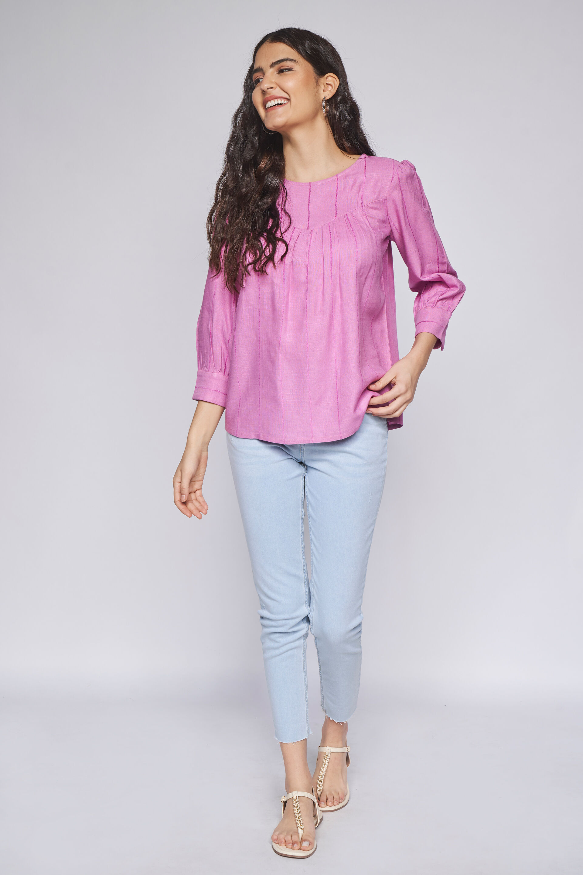 Light Blue Solid Skinny fit Bottom, Light Blue, image 5